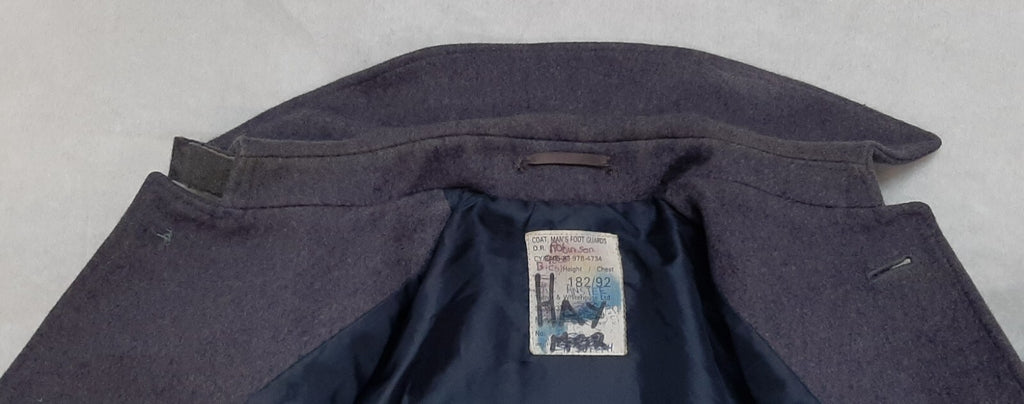 Grenadier Guards Greatcoat British Army Wool Overcoat Royal Guards Pattern