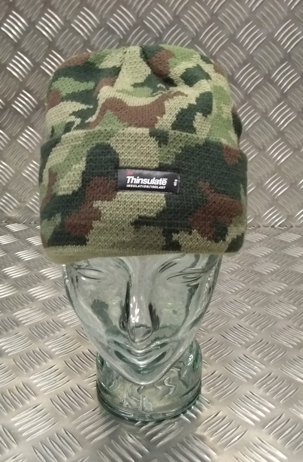 Woodland Digital Camouflage 3M Thinsulate Beanie Hat Very Warm - One Size - New