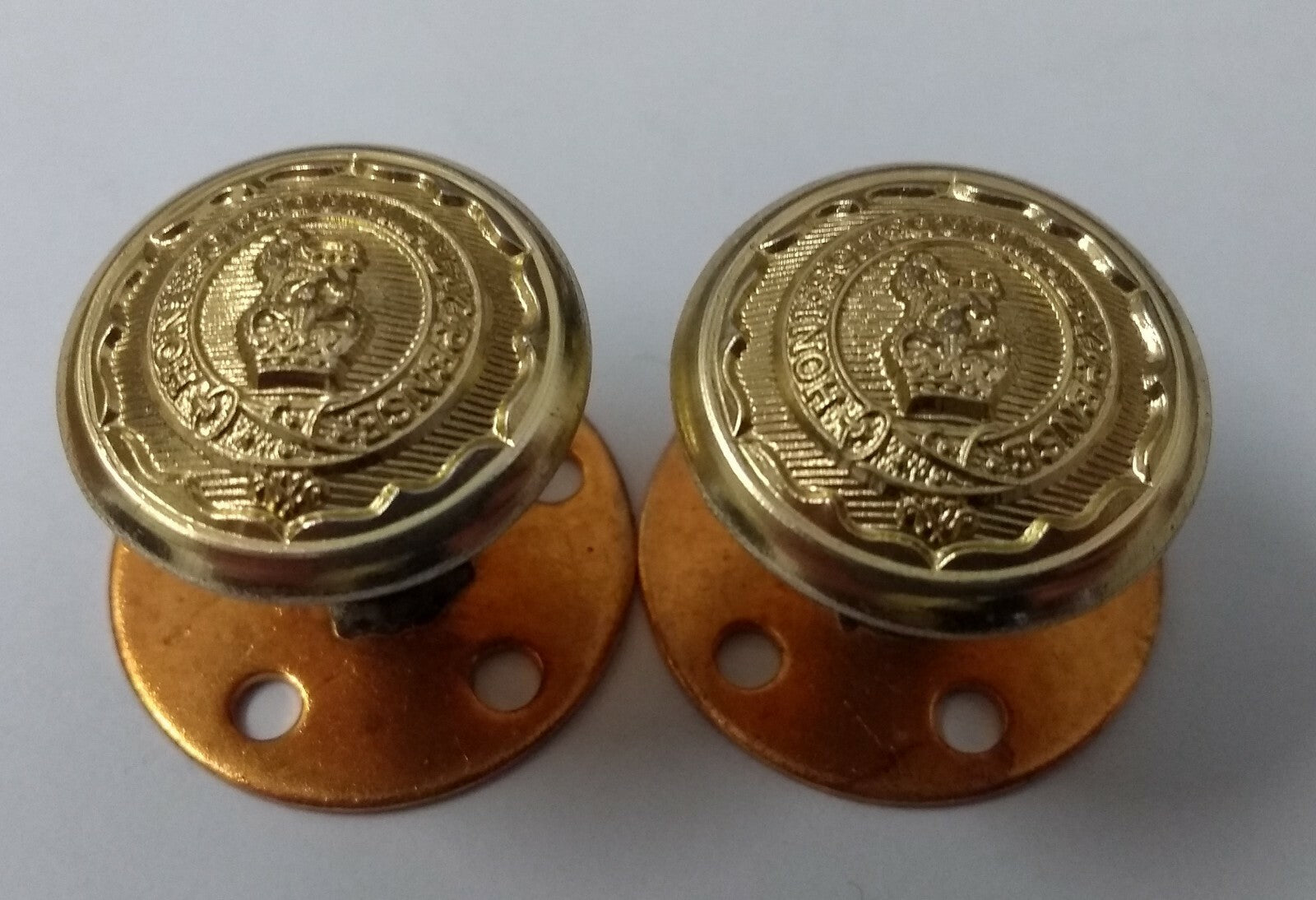 British RLC Royal Logistics Corps Screw Mount Buttons Genuine Army Issue NEW