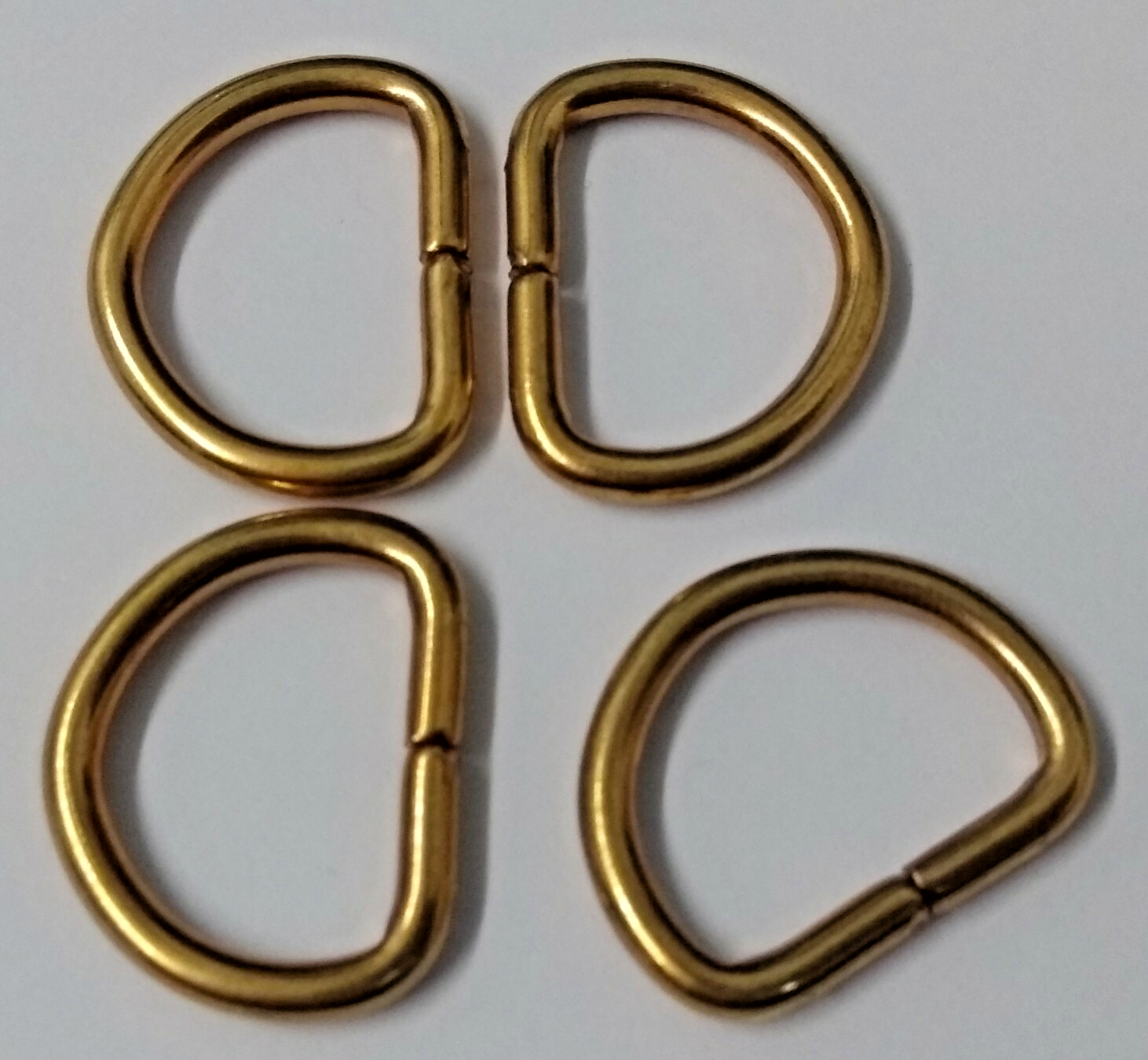 Genuine British Army Horse Guards & H Cav 18mm Bridle D Ring 2 Pairs STD26