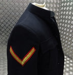 British Army Style Jacket No1 No Buttons With Patches Sz32