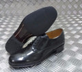 Women's Service Shoes Black Gibson Leather With Leather Soles NEW