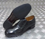 Women's Service Shoes Black Gibson Leather With Leather Soles NEW