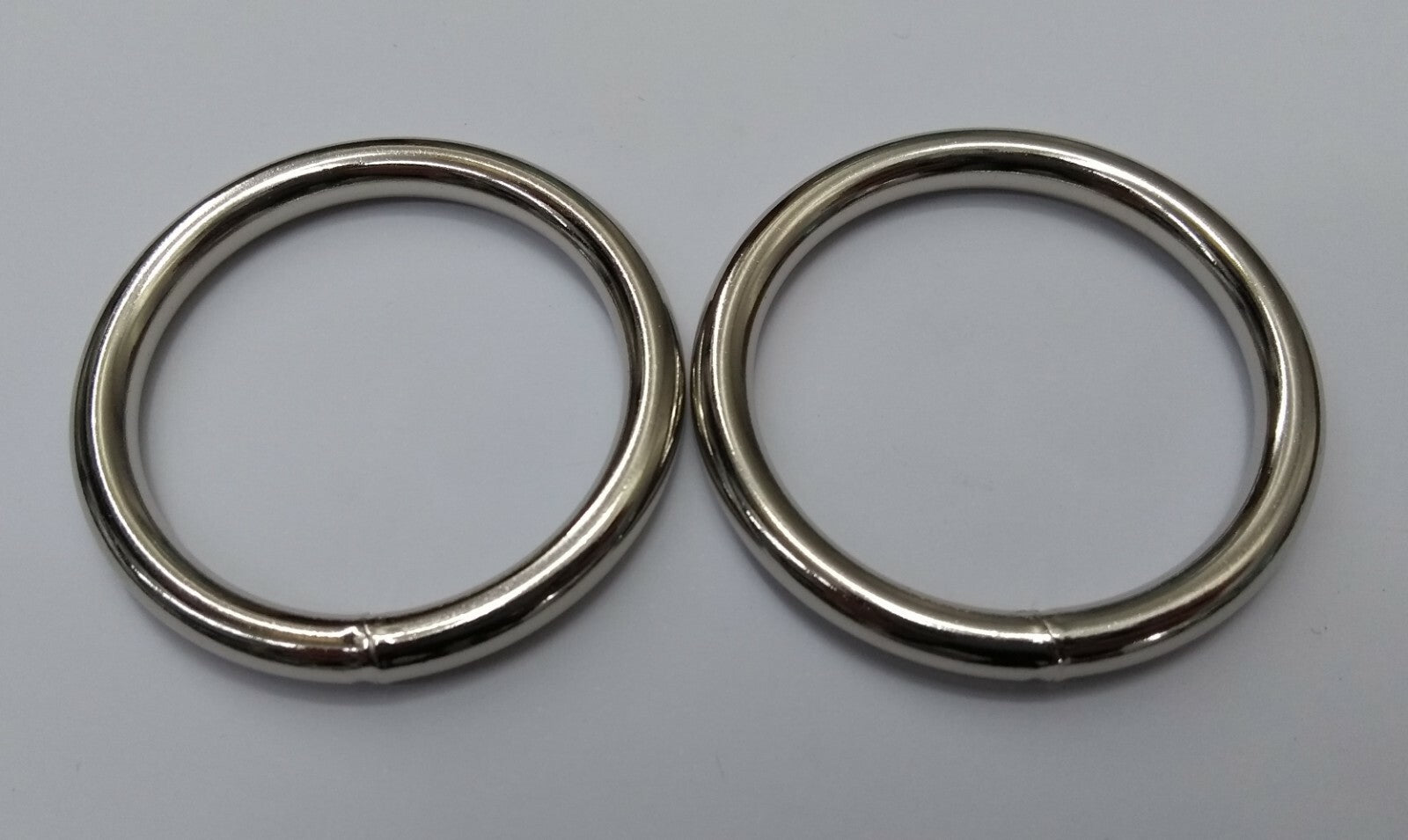Genuine British Army Horse Guards & H Cav 1.5" Nickel Bridle Rings 1 Pair STD183