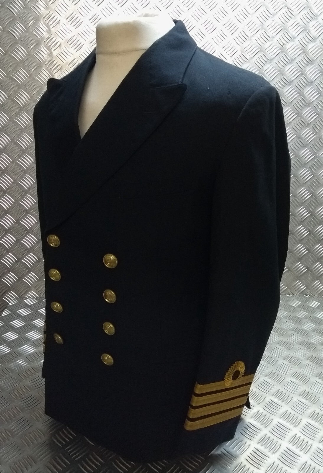 Vintage Naval Jacket 60/70s Pattern British Navy No1 Dress Uniform Captain Rank