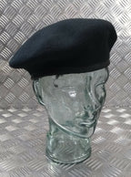 Wool Dress Beret H&S Black Size 58cm NEW