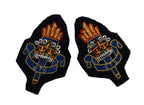 AGC ETS Collar Badges British Army The Adjutant General's Corps Dress Insignia