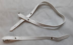 British Slings Long and Short White PVC With Chrome Fittings 22.5mm