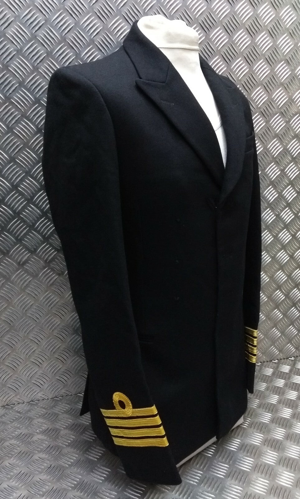 No1B Captain Rank CPT Barathea Dress Uniform Jacket British Royal Navy Issue