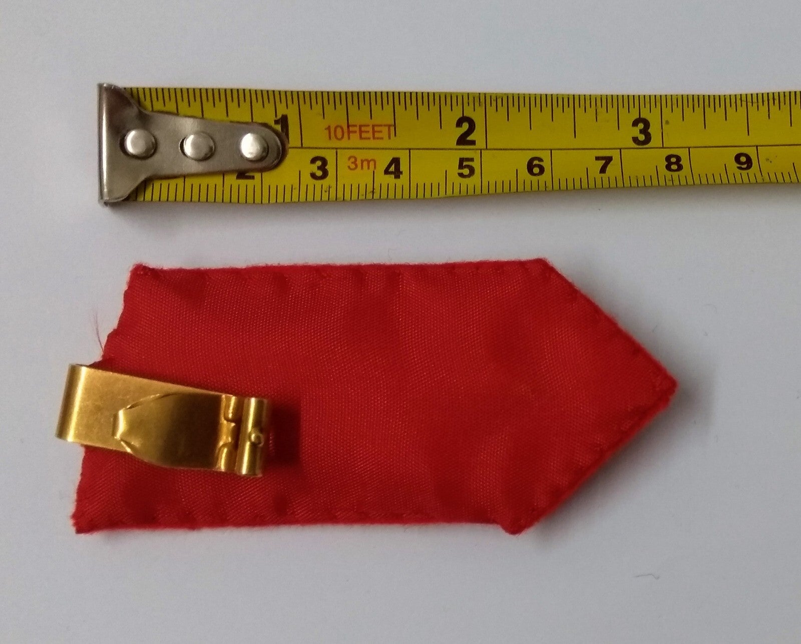 BDF Brigadier Gorgets Gold Braided Insignia & Decorative Border With Clip Back