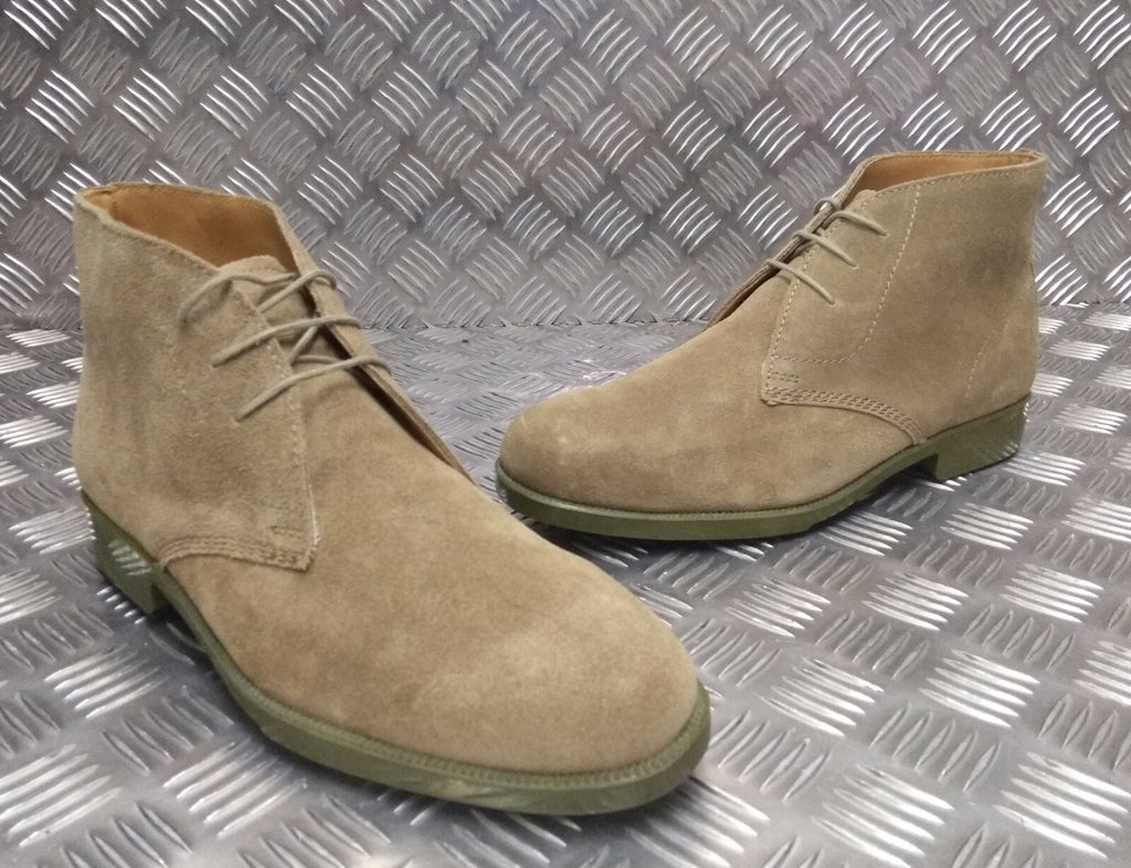 Genuine British Army Issue Soldier Desert Nubuck Suede DMS Sole Ankle Boots