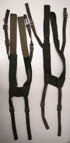 Vintage Army Issue Heavy-duty Vinyl Backpacks Belts Yokes & Pouches Heavy Wear