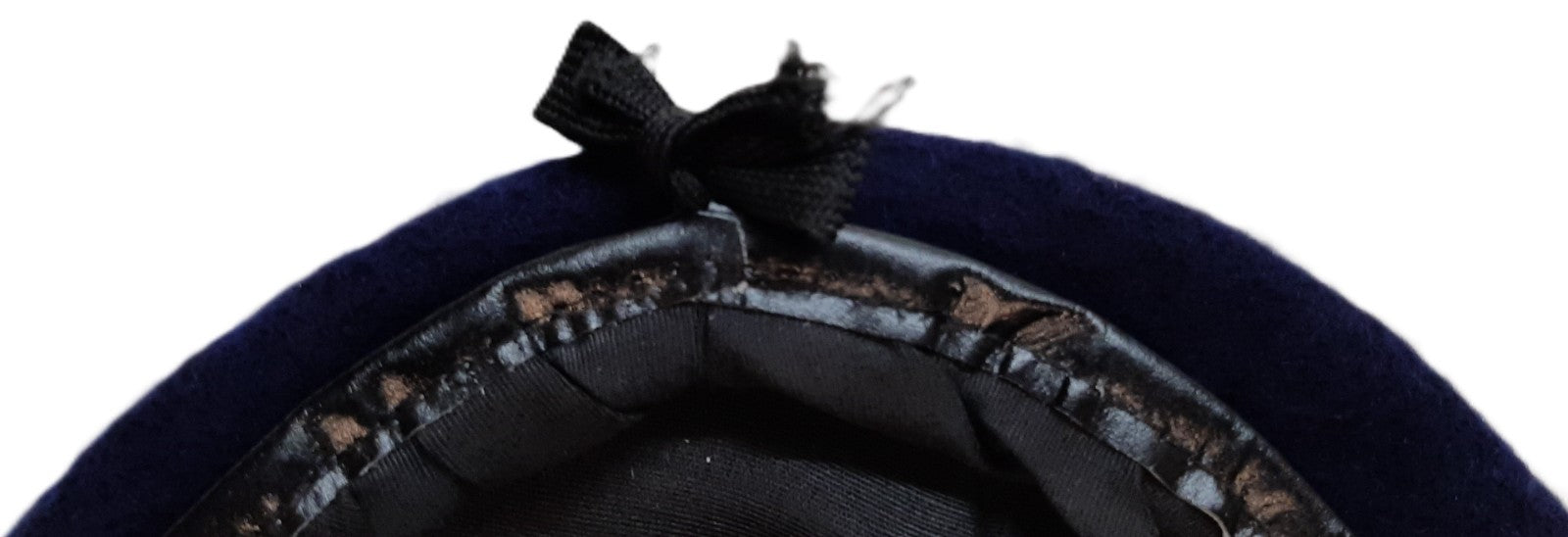 Navy Blue Military Style Wool Beret Size 7 3/4 / X-Large - NEW