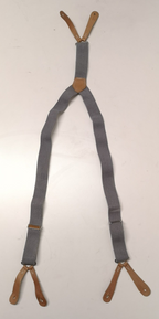 Genuine British Army / RAF Royal Air Force Braces with Leather Buckles XL Adjustable