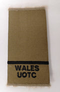 Wales University Officers Training Corp UOTC Rank Slide - Used