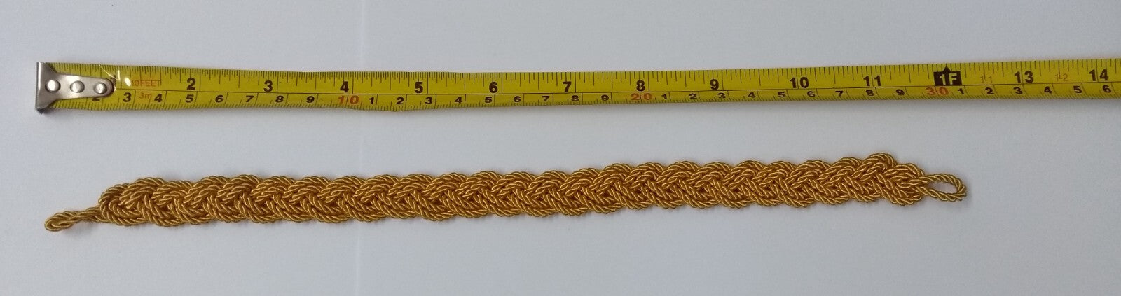 Hat Cord Gold Pleat Issue Officer's Ceremonial Dress Cap Made in UK