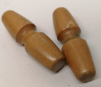Wooden Toggles for Sleeping Bag Clothing Crafts Sewing DIY x2 pairs