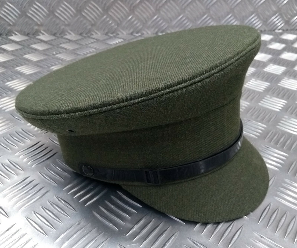Genuine British Made Issue Olive Green Parade Dress Hat Cap 56cm