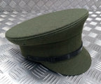 Genuine British Made Issue Olive Green Parade Dress Hat Cap 56cm
