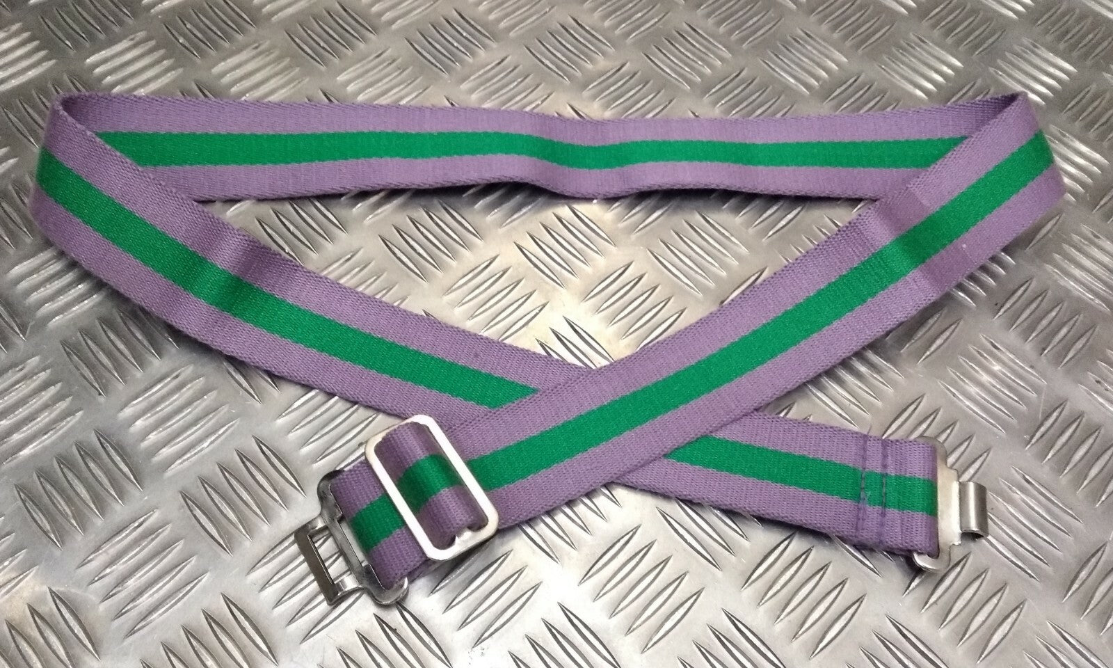 Canvas Festival Webbing Belt & Metal Buckle Fully Adjustable 1 Size Fits All