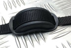 British Made Standard Issue Black Rubber Chin Cup Guard For Helmets & Hats X2