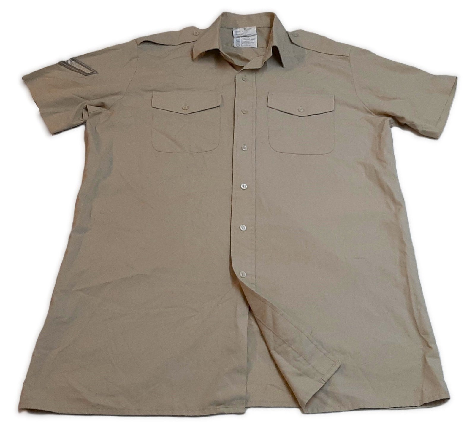 No2 FAD Shirt Short Sleeve Fawn With Assorted Chevrons / Patches / Badges