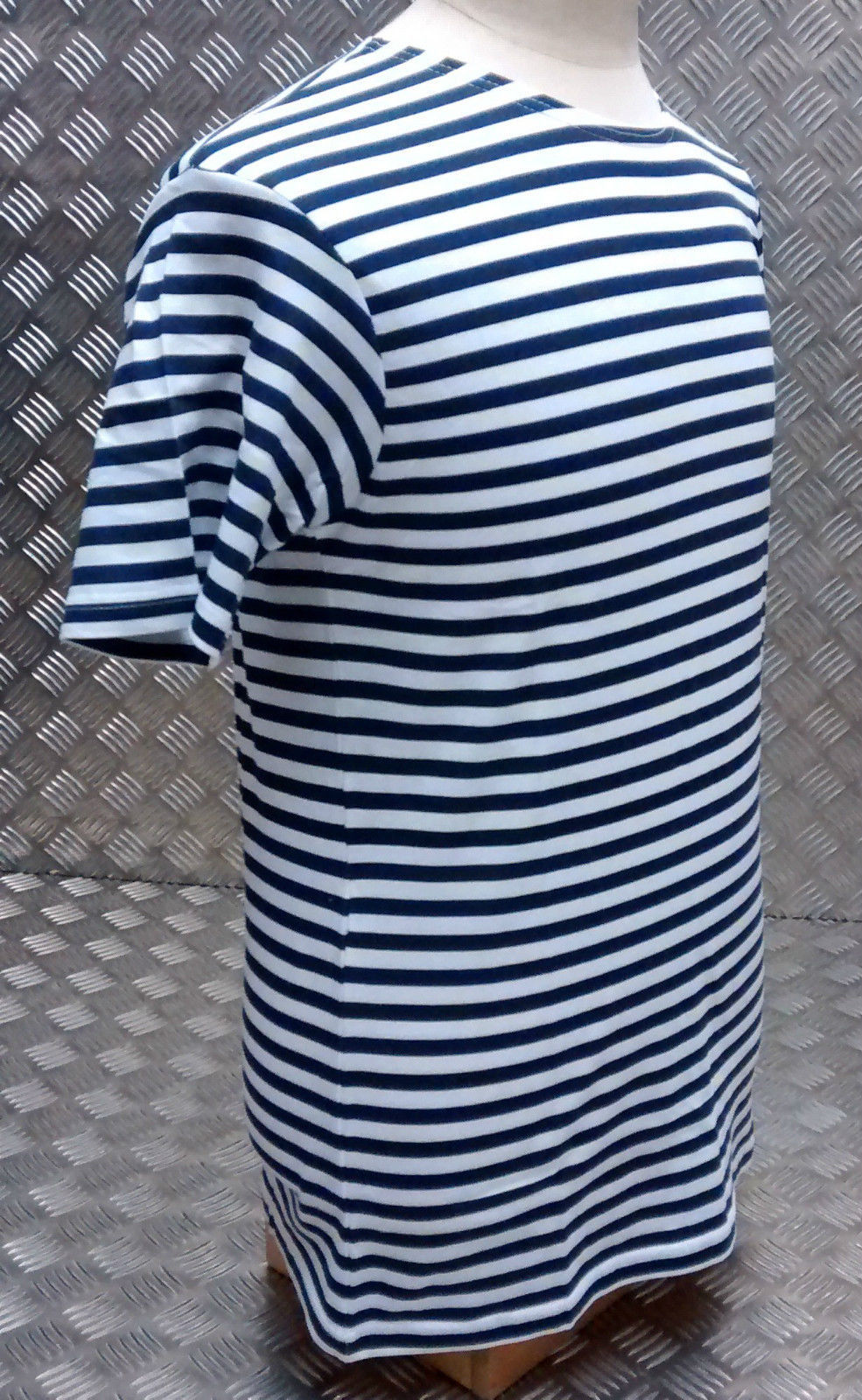 Russian / Soviet / USSR / CCCP Short Sleeve Stripy Sailors Telnyashka T-Shirt