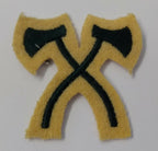 Genuine British Army Assault Pioneers Skill Green Braided on Maize Badge