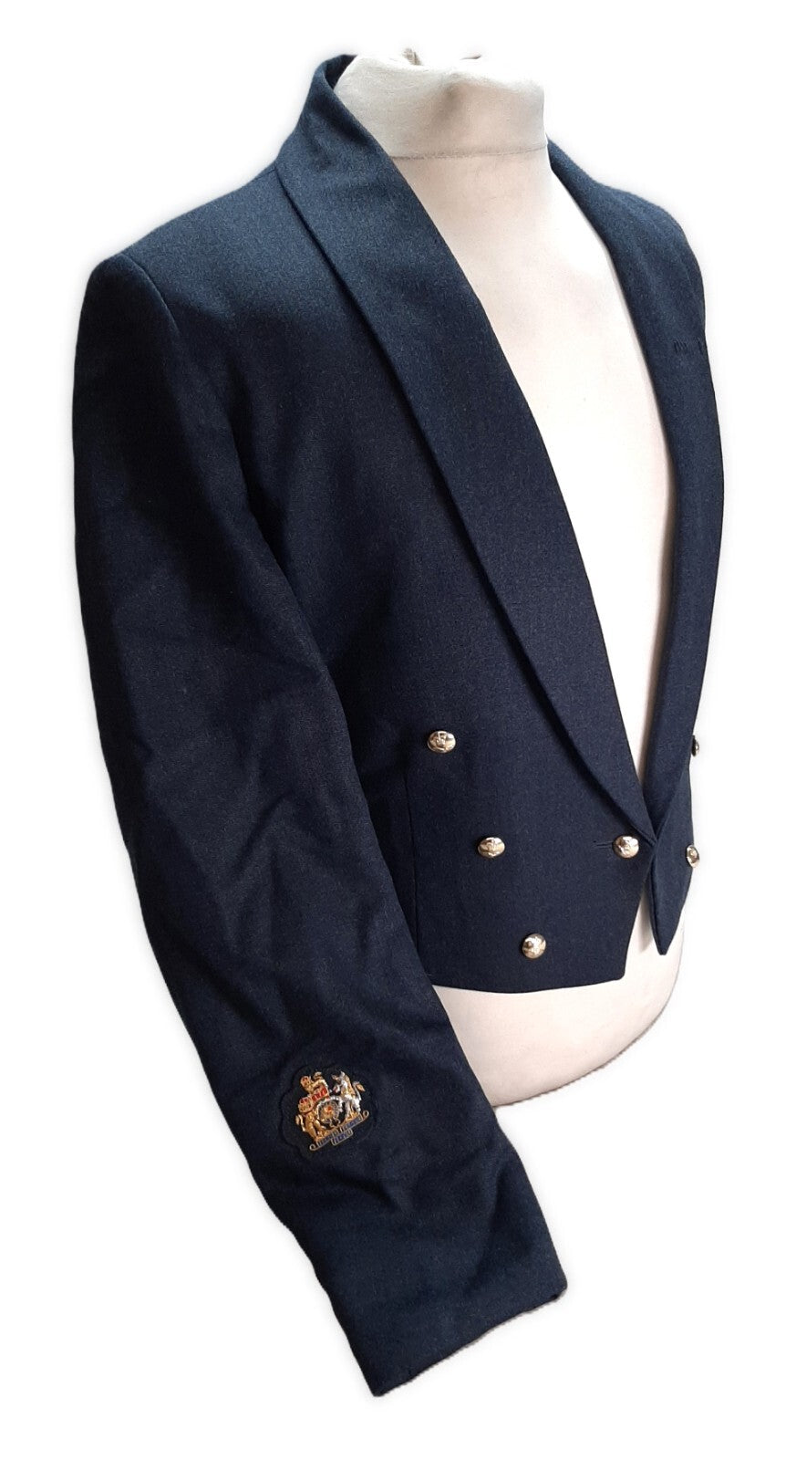 British Army No5 Mess Dress Jacket Royal Air Force Embroidered WO Badge