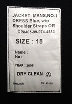 No1 Dress Jacket Other Ranks Blues 100% Wool British Army No Shoulder Straps S18