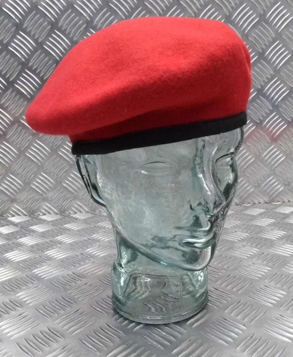 Red Beret Genuine Hobson London Issue Manufactures Sample 6 3/4