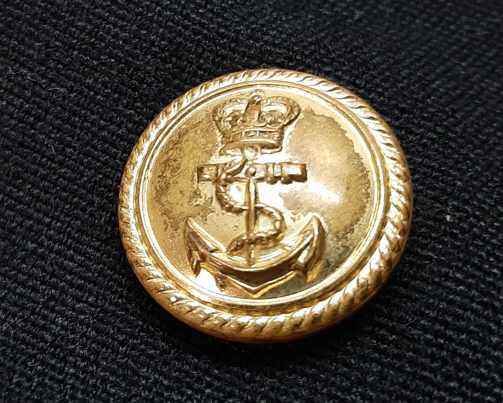 RN Jacket British Naval OFCs Lt Curls Vintage 1970s Pattern 8 Button