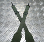 Green Web Yoke / Suspender / Brace 6 Point Strap Genuine Issue- NEW