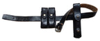 Leather Belt 36" With Bianchi Double Ammo Pouch and PWL Telescopic Baton Holder