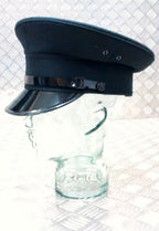 British Dark / Bottle Green Officers Style Dress Cap / Hat Men's - NEW