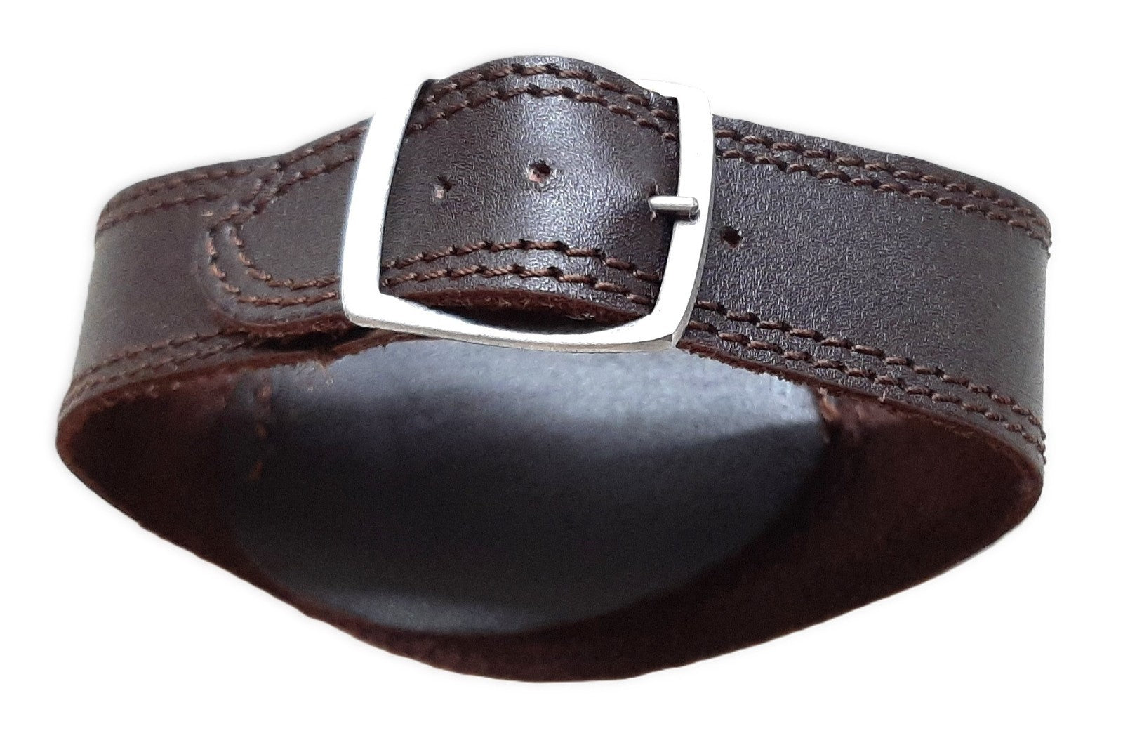 Brown Wrist Straps for Rank Badges Brown Leather x5 Job Lot- NEW