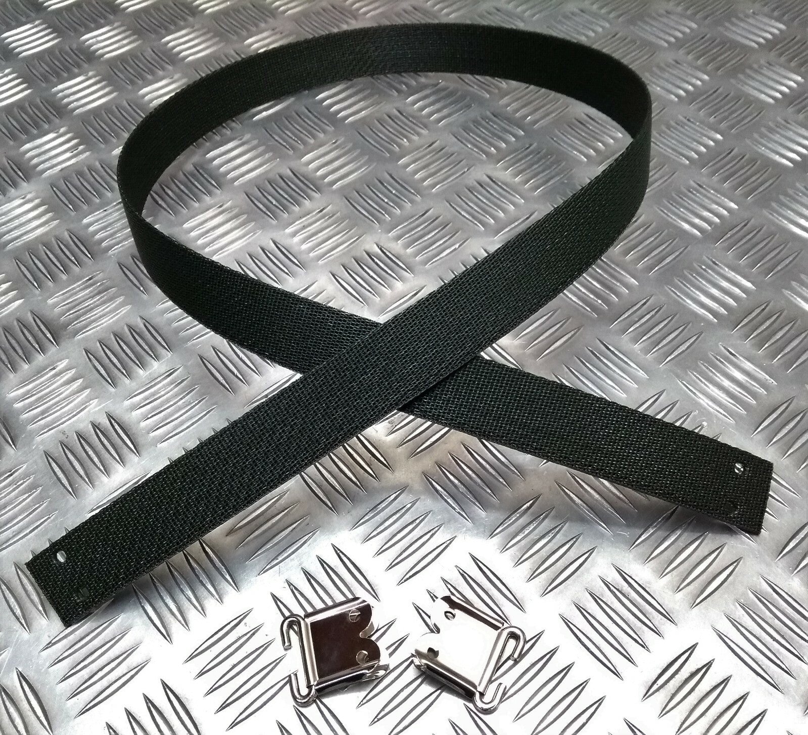 Shoulder Sling Kit Courlene Material British Made Dark Green SLR etc No Rivets