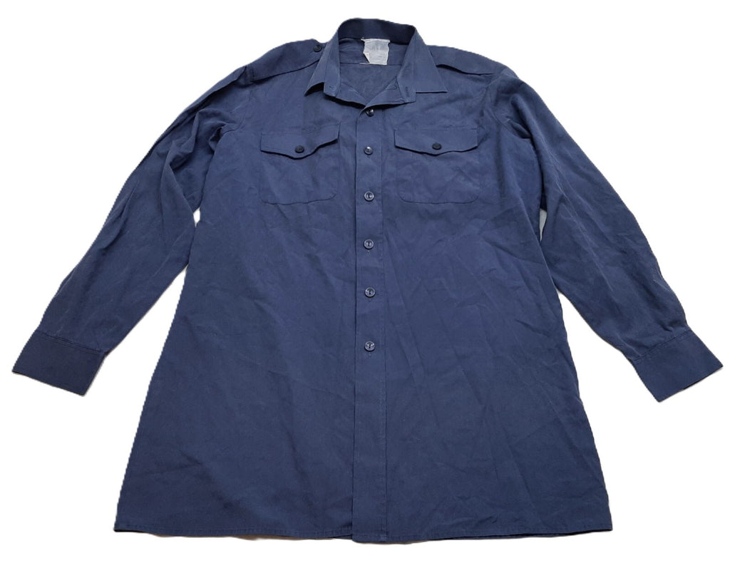 Working Shirt Long Sleeve British Forces Blue Grey Colour Asst