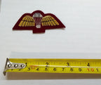 Mess Kit Badge Parachute Wings Cherry British Hand Embroidered Para Arm Patch