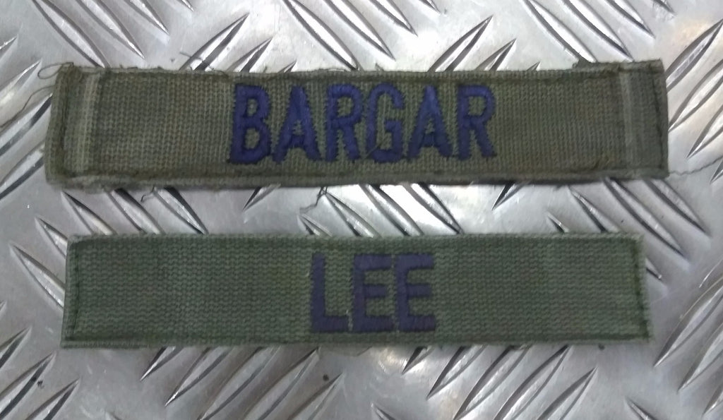 Vintage Breast / Chest Device ID Patch Various Names