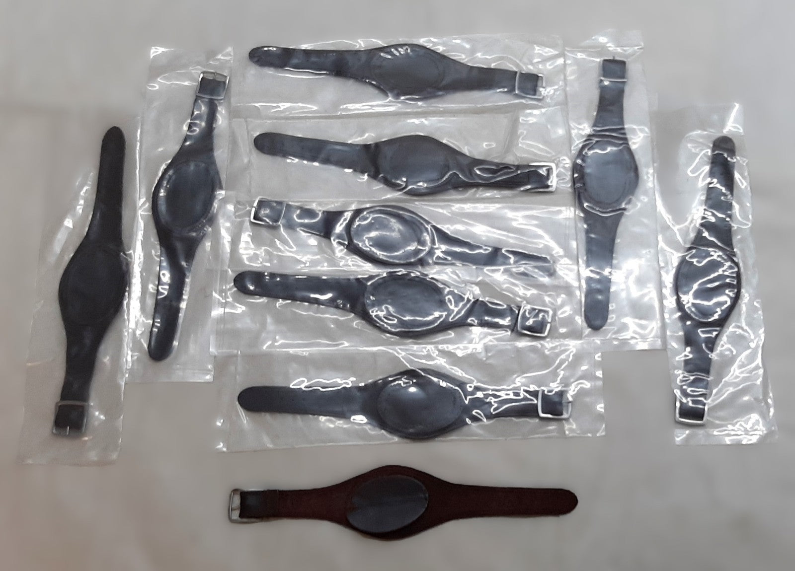 Brown Wrist Straps Leather x10 Job Lot- NEW