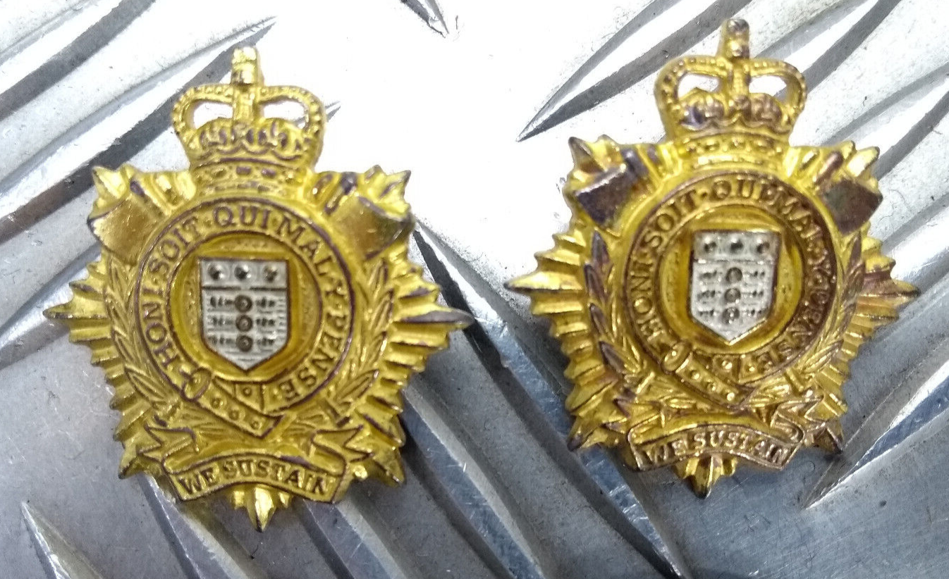 Royal Logistic Corps RLC Collar Dogs & Tank Transporter Class 1 Patch