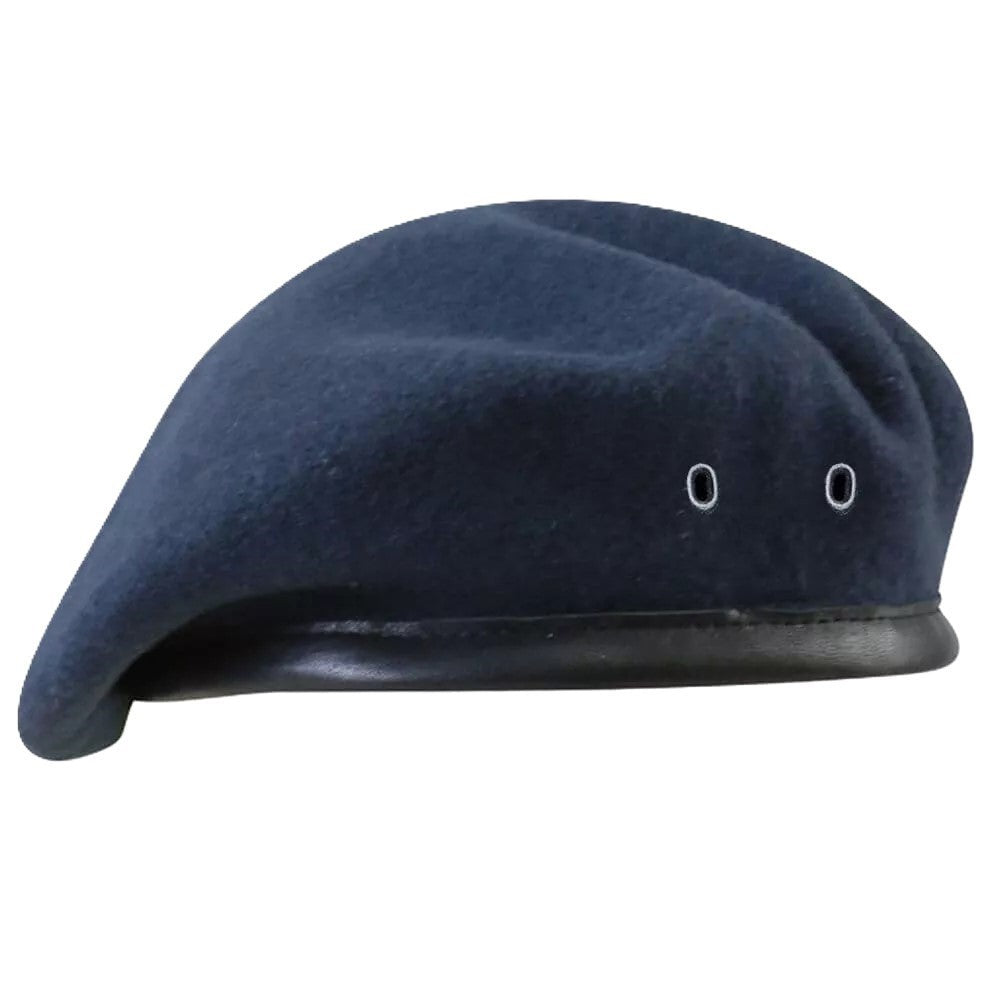 RAF Royal Air Force Berets Wool Knitted With Leather Rim Size 57cm Job Lot x10