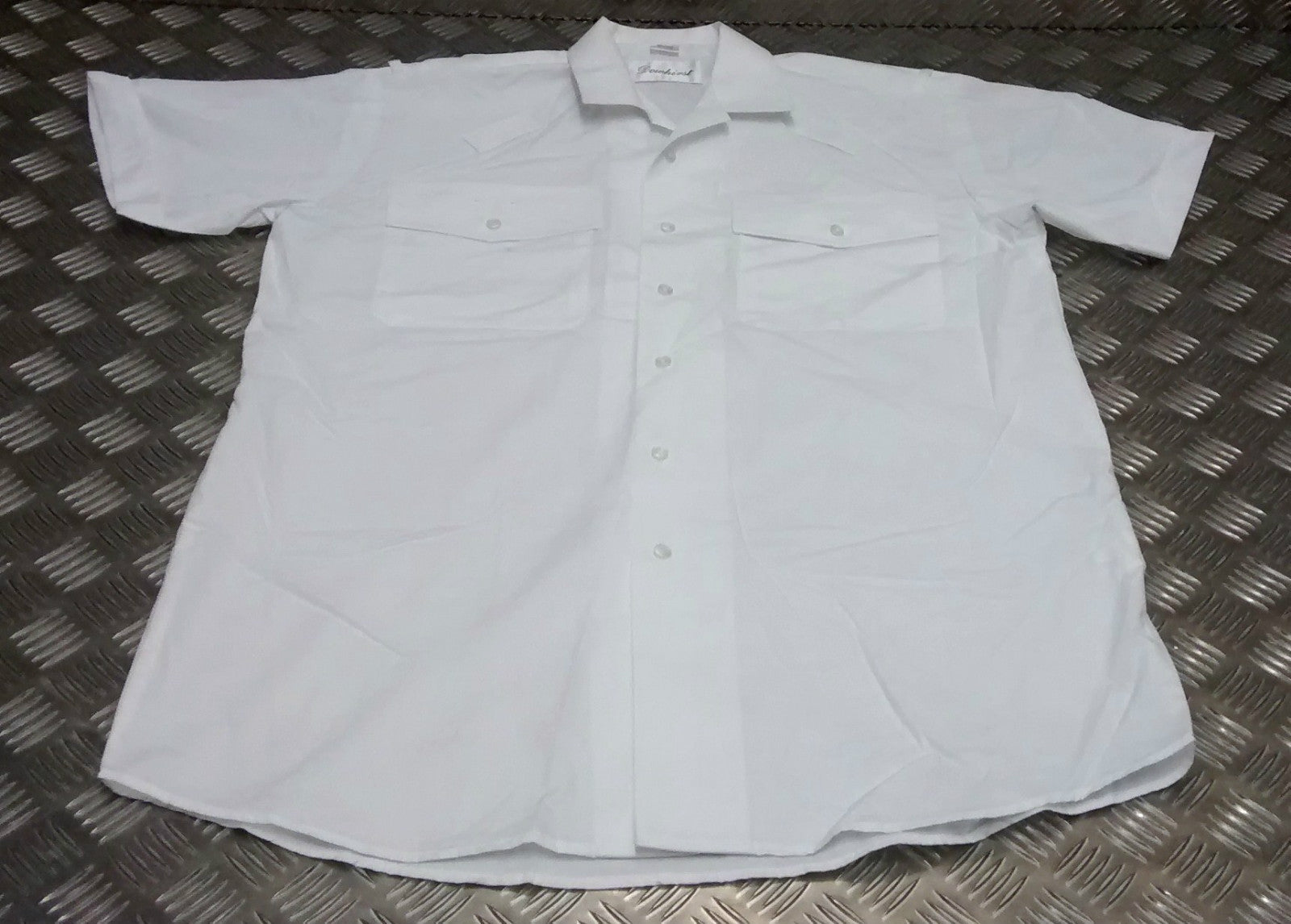 White Shirt UK Standard Long or Short Sleeves Security Style with Epaulettes NEW