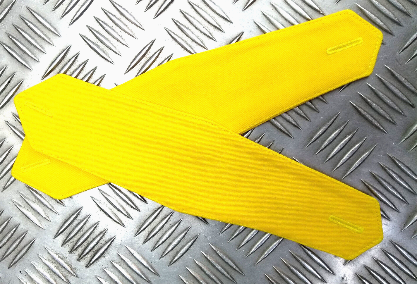 Shoulder Epaulettes Hi Viz Plain Yellow Shirt Strap 1 pair NEW