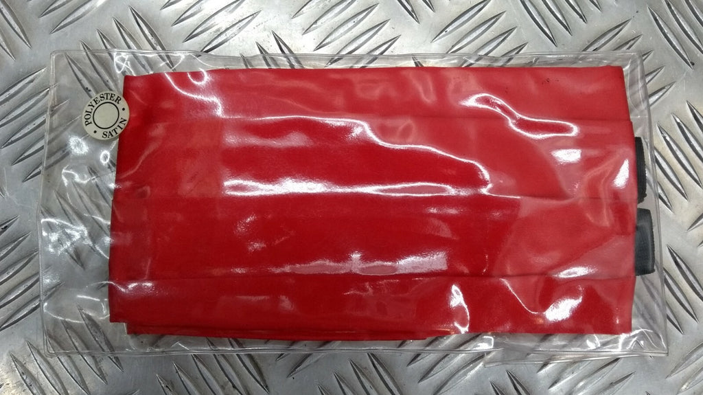 Genuine Vintage British Made Scarlet Red Pleated Mess Dress Cummerbund 36" X 4¼"