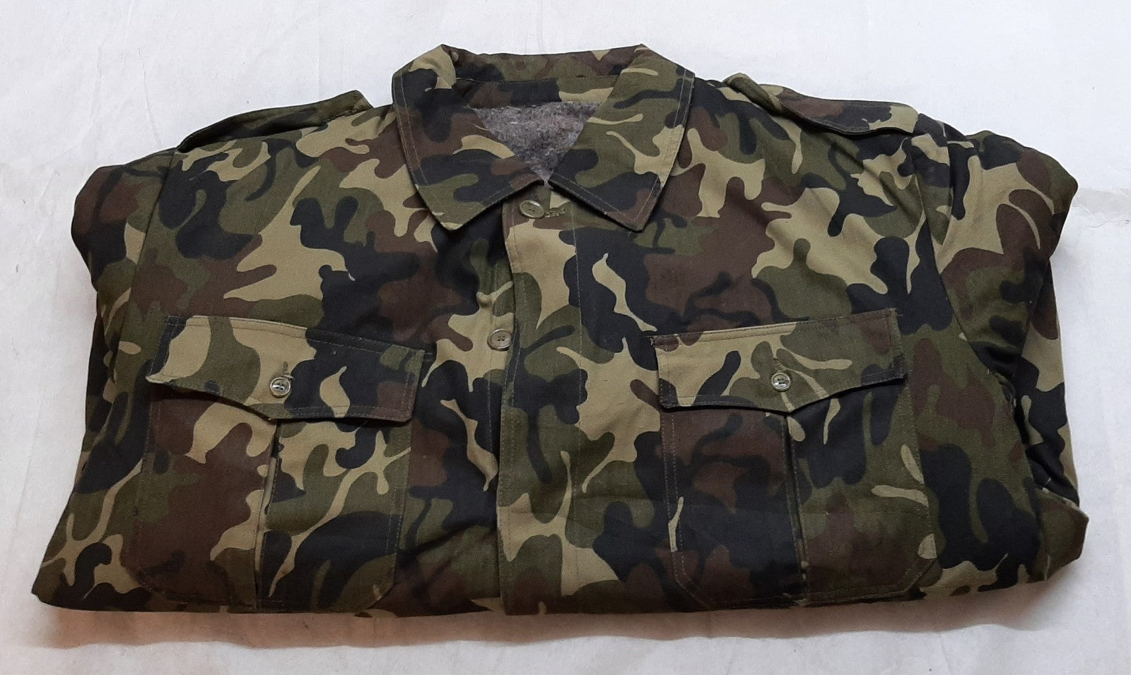 Army Combat Jacket Camouflage Full lined Cold Weather Camo BDU Type Big Size