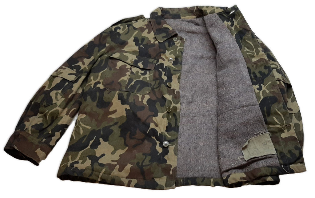 Army Combat Jacket Camouflage Full lined Cold Weather Camo BDU Type Big Size