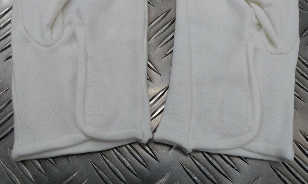 Genuine Issue 3 Dart White Parade Ceremonial Dimple Grip Gloves WD4