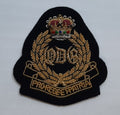 Queens Dragoon Guards Insignia Arm Badge Gold Wire Hand Embroidered QDG NOS